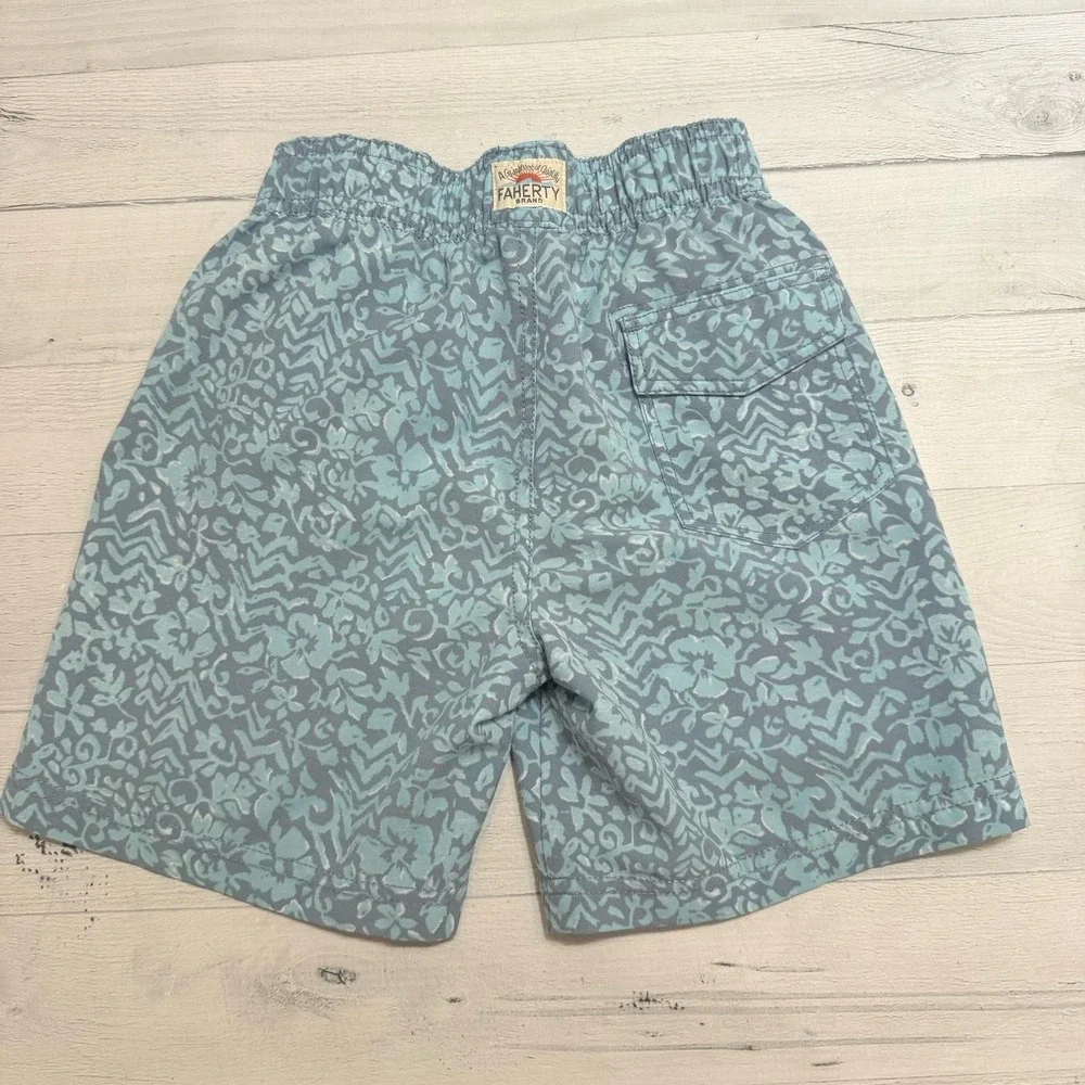 Faherty kids blue swim short size‎ 5